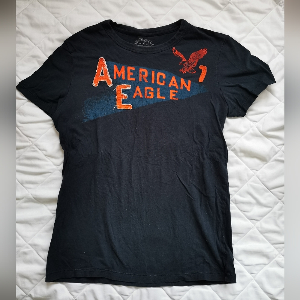 American Eagle Navy Men's Small T-shirt